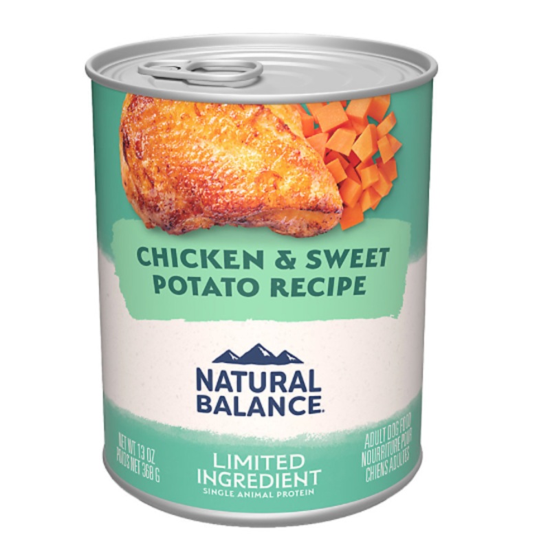 Natural Balance L.I.D. Chicken & Sweet Potato GF Canned Dog Food (13oz/369g)