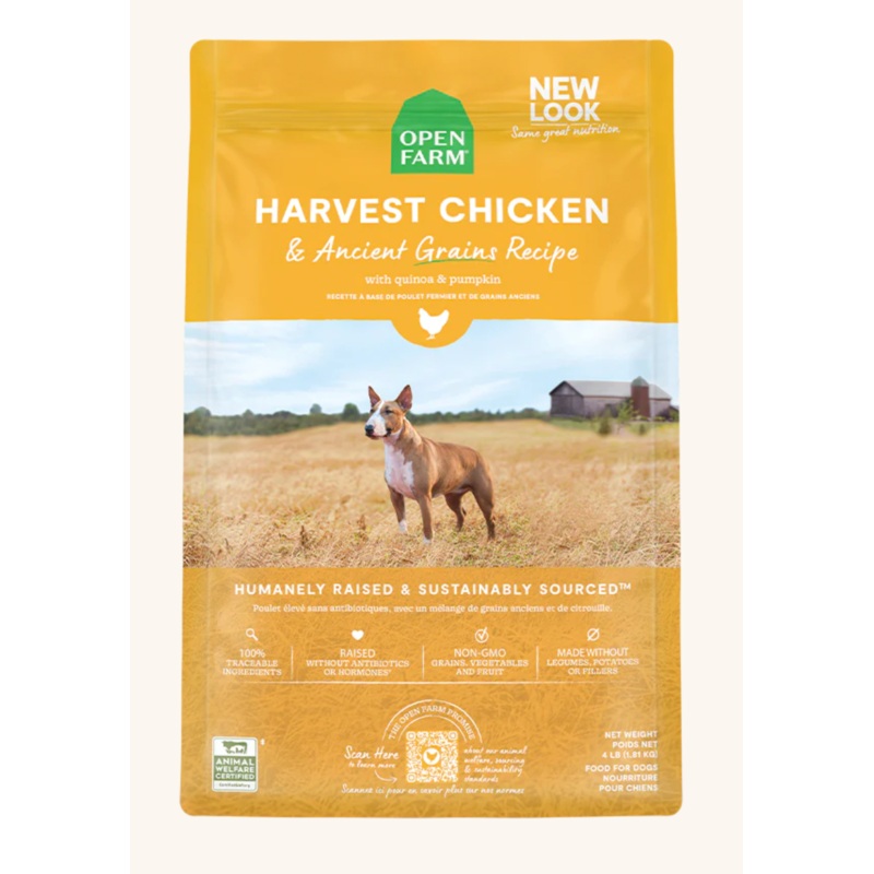 Open Farm Harvest Chicken & Ancient Grains Dog Food (9.98kg/22lb)