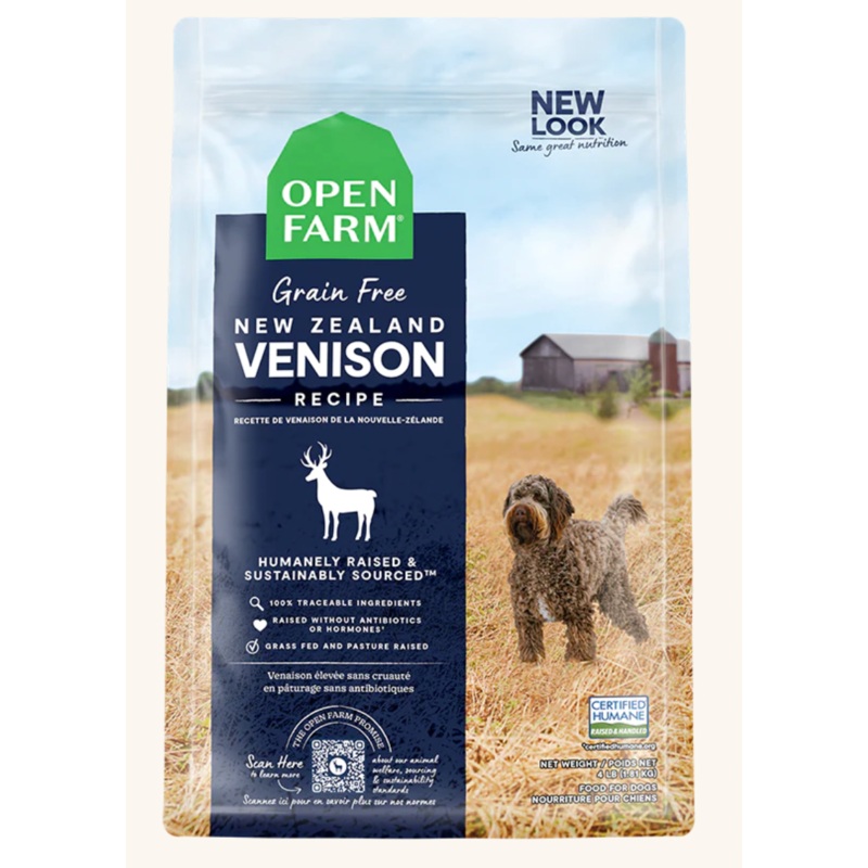 Open Farm New Zealand Venison Recipe GF Dog Food