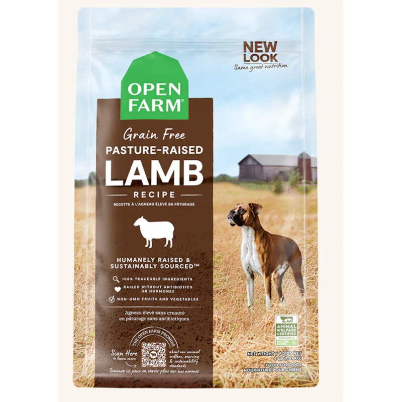 Open Farm Pasture Raised Lamb GF Dog Food