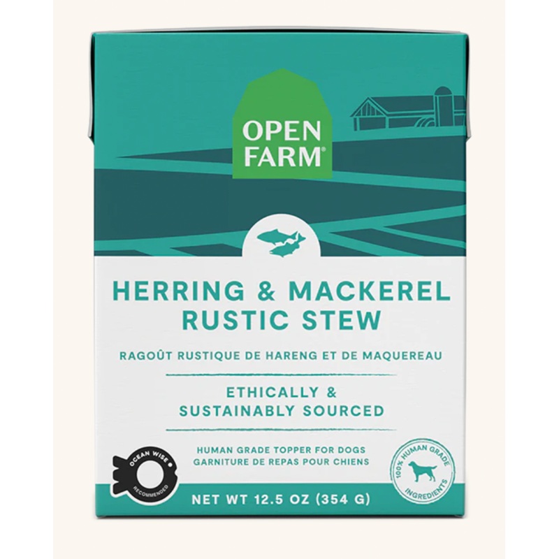 Open Farm Rustic Stew - Herring & Mackerel GF Dog Food (12.5oz/354g)