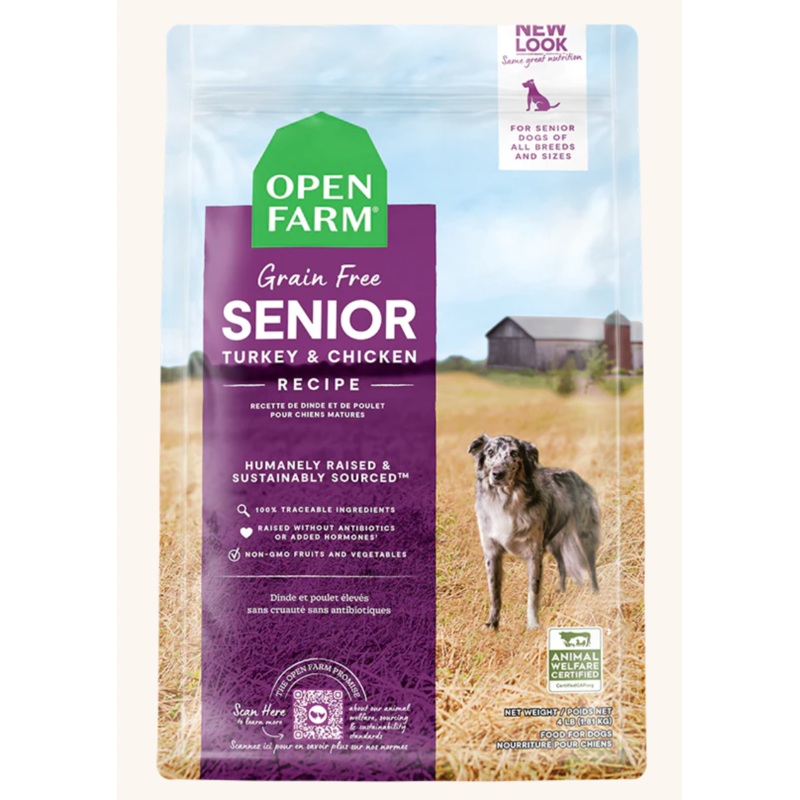 Open Farm Senior Turkey & Chicken GF Dog Food