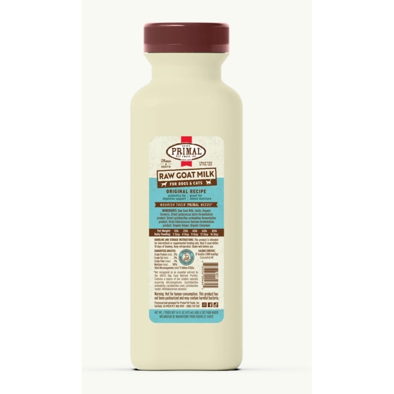 Primal Frozen Goat Milk