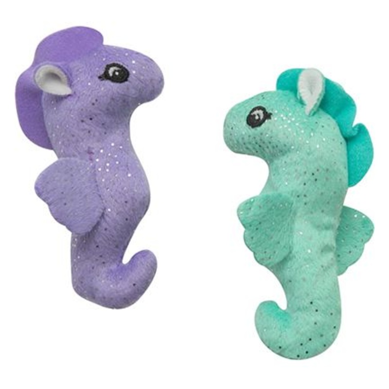Snugarooz Kitty Seahorse with Catnip Cat Toy (2 pk)