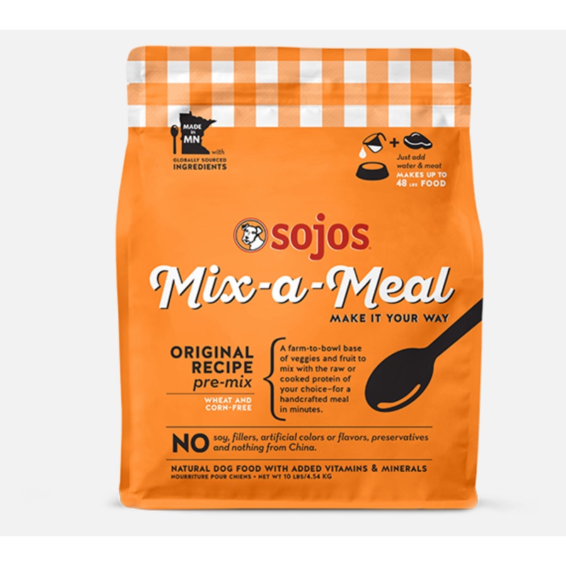 Sojos Original Mix-a-Meal Just Add Water & Meat (10lb)
