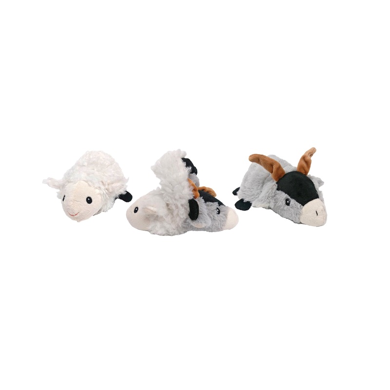 SPOT Flip a Zoo Barnyard - Sheep & Ram Dog Toy (8")