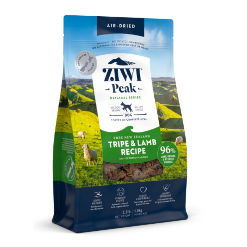 Ziwi Peak Tripe & Lamb Air-Dried GF Dog Food