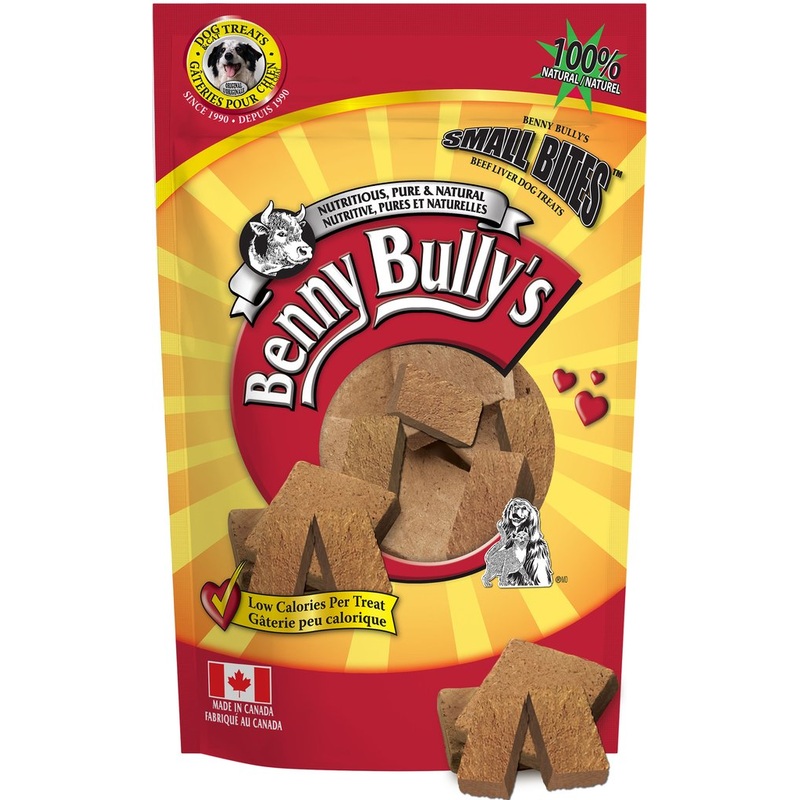 Benny Bullys Beef Liver Small Bites Dog Treats (9.2oz/260g)