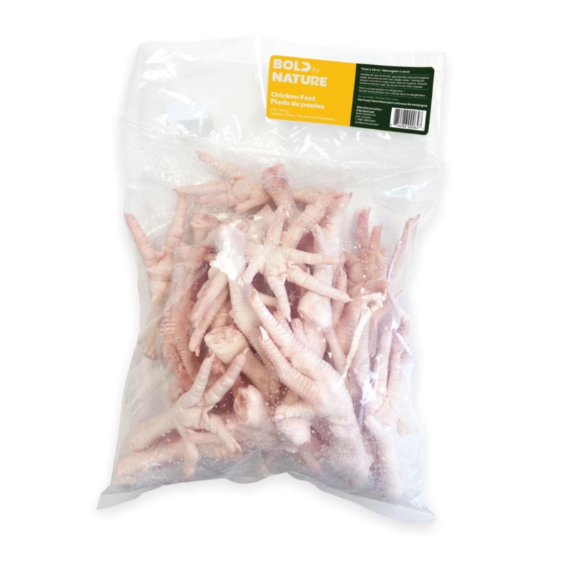 Bold by Nature - Frozen Raw Chicken Feet (908g/2lb)