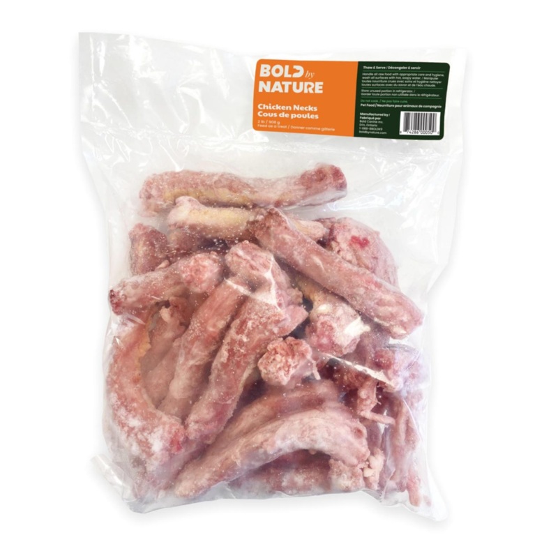 Bold by Nature - Frozen Raw Chicken Necks (908g/2lb)