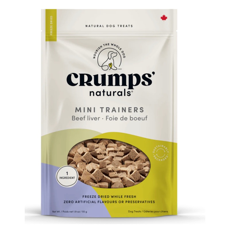 Crumps Naturals Mini Trainers Freeze-Dried Beef