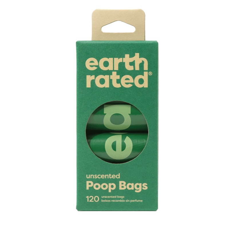 Earth Rated Unscented Refill Rolls (8 rolls/120 bags)