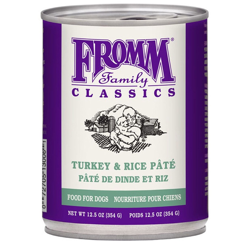 Fromm Family Classics Turkey & Rice Pt Canned Dog Food (12.5oz/354g)