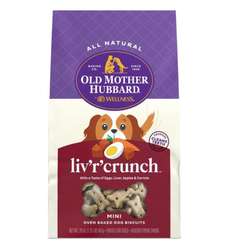 Old Mother Hubbard Classic LivR Crunch Dog Treats - Mini (20oz/567g)