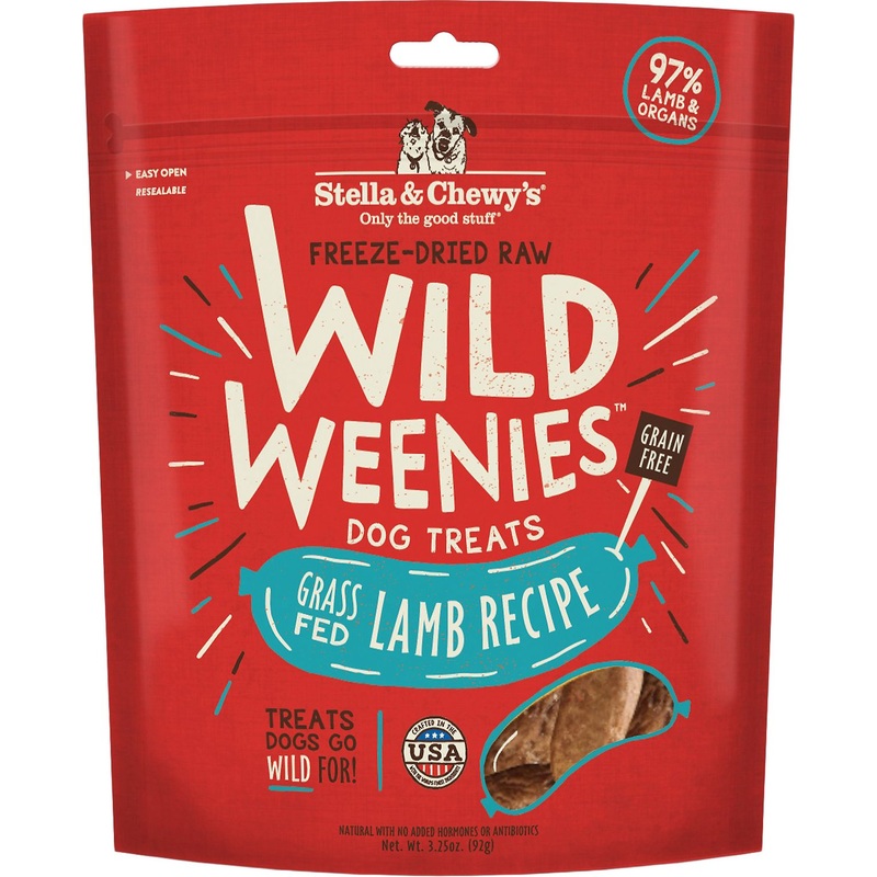 Stella & Chewy's Wild Weenies Treat - Lamb (3.25oz/92g)