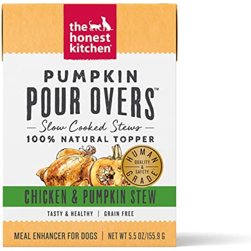 The Honest Kitchen Dog Pour Over Chicken & Pumpkin Stew (5.5oz/155.9g)
