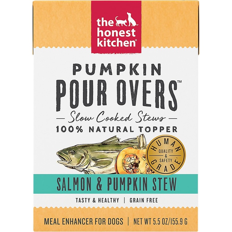 The Honest Kitchen Dog Pour Over Salmon & Pumpkin Stew (5.5oz/155.9g)