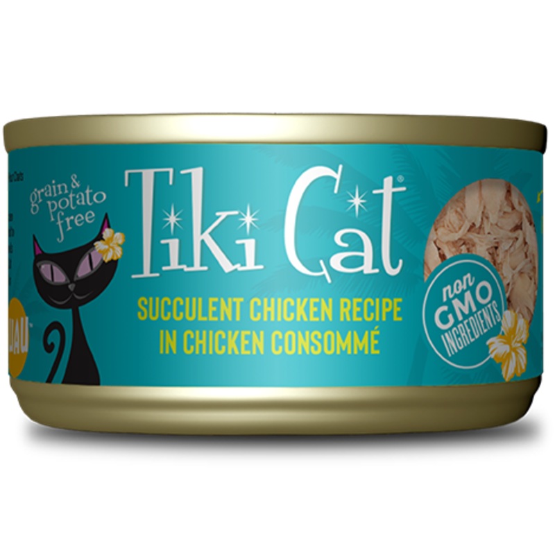 Tiki Cat Luau - Succulent Chicken GF Canned Cat Food (2.8oz/80g)