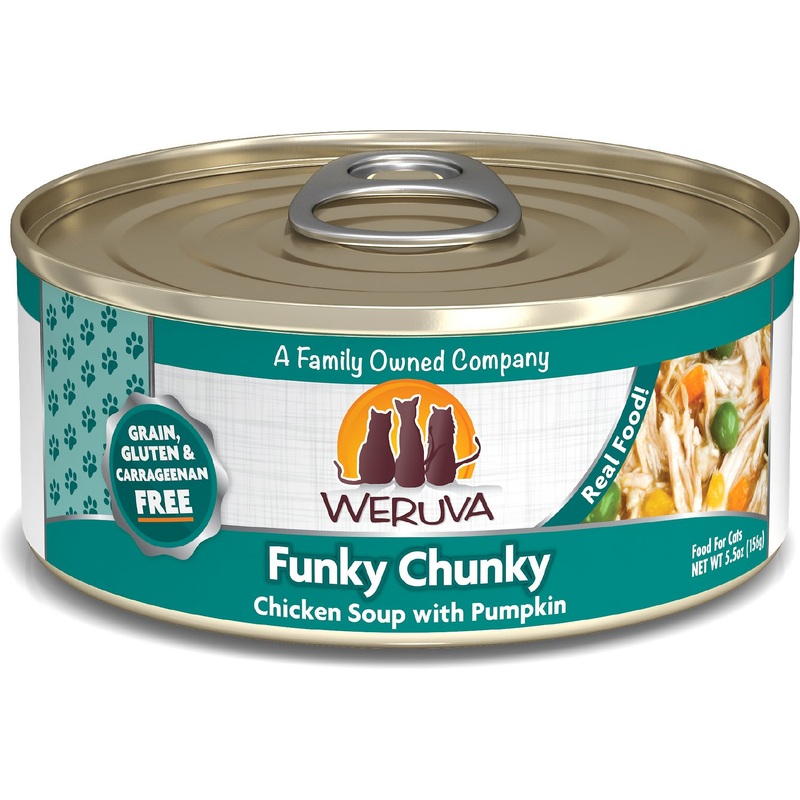 Weruva Funky Chunky Chicken Soup GF Canned Cat Food