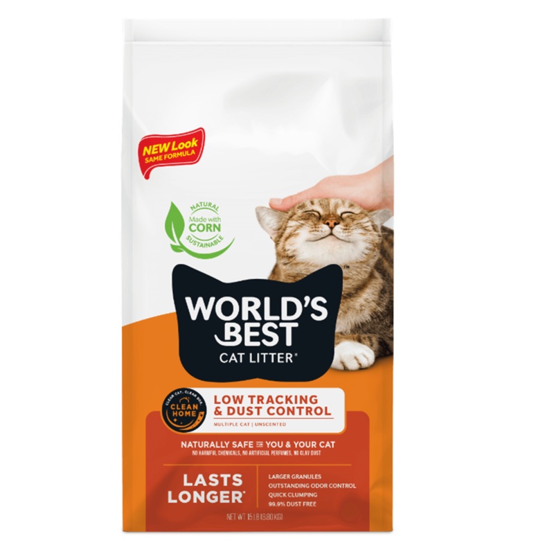 World's Best - Low Tracking & Dust Control Clumping Cat Litter