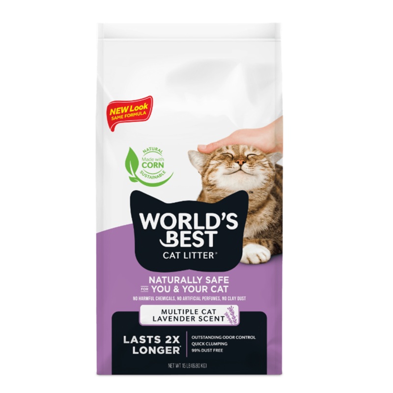 World's Best Scented Multiple Cat Clumping Litter