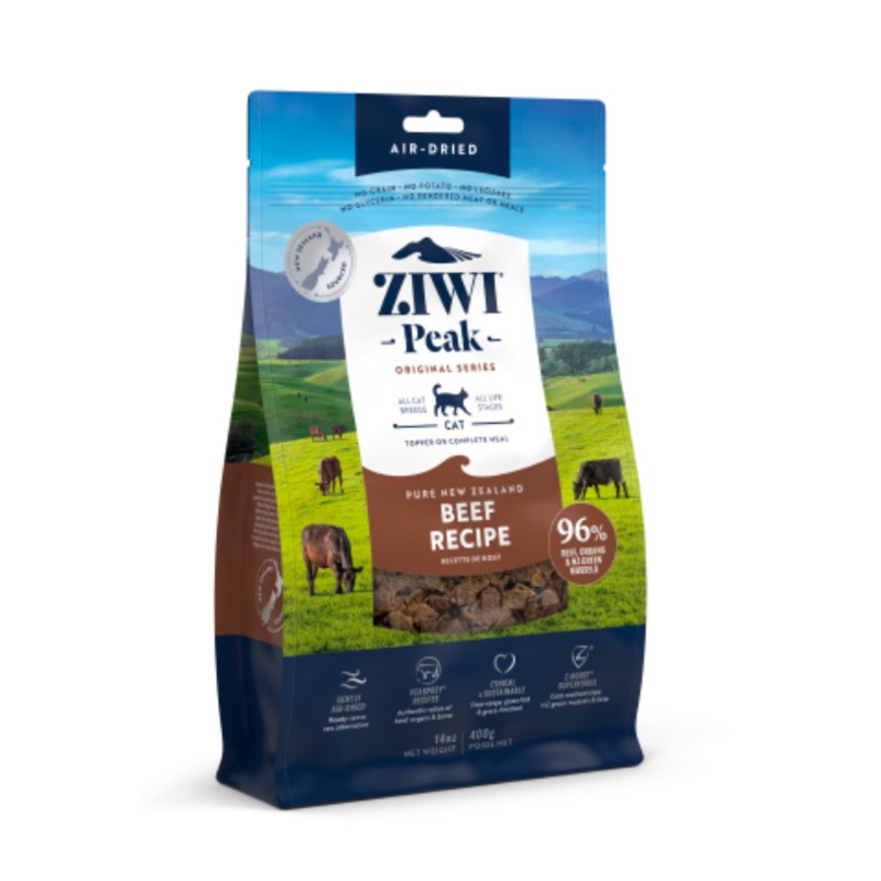 Ziwi Peak Beef GF Cat Food (14oz/400g)