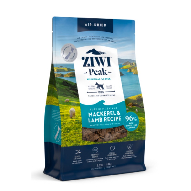 Ziwi Peak Mackerel & Lamb Air-Dried GF Dog Food