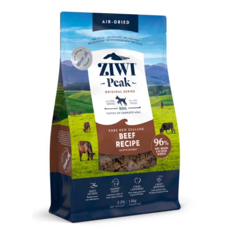 Ziwi Peak New Zealand Beef Air-Dried GF Dog Food