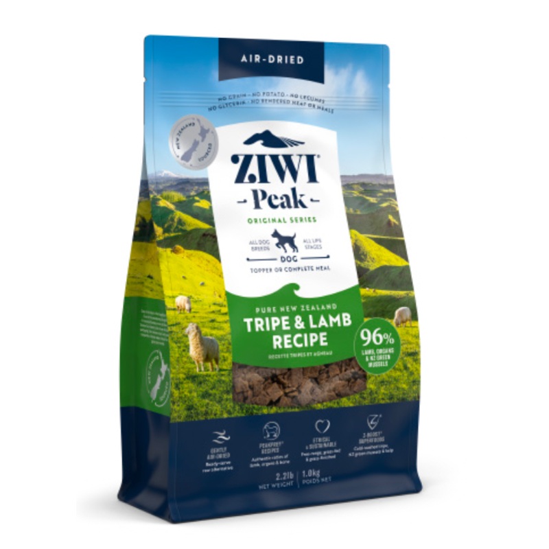 Ziwi Peak New Zealand Tripe and Lamb Air-Dried GF Dog Food