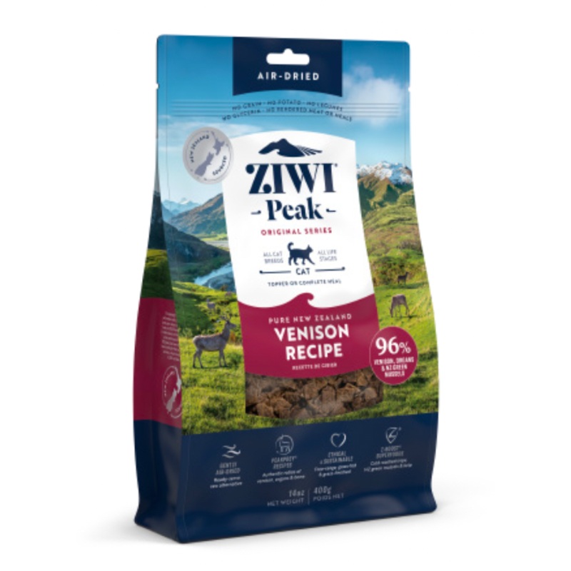Ziwi Peak Venison GF Cat Food (14oz/400g)