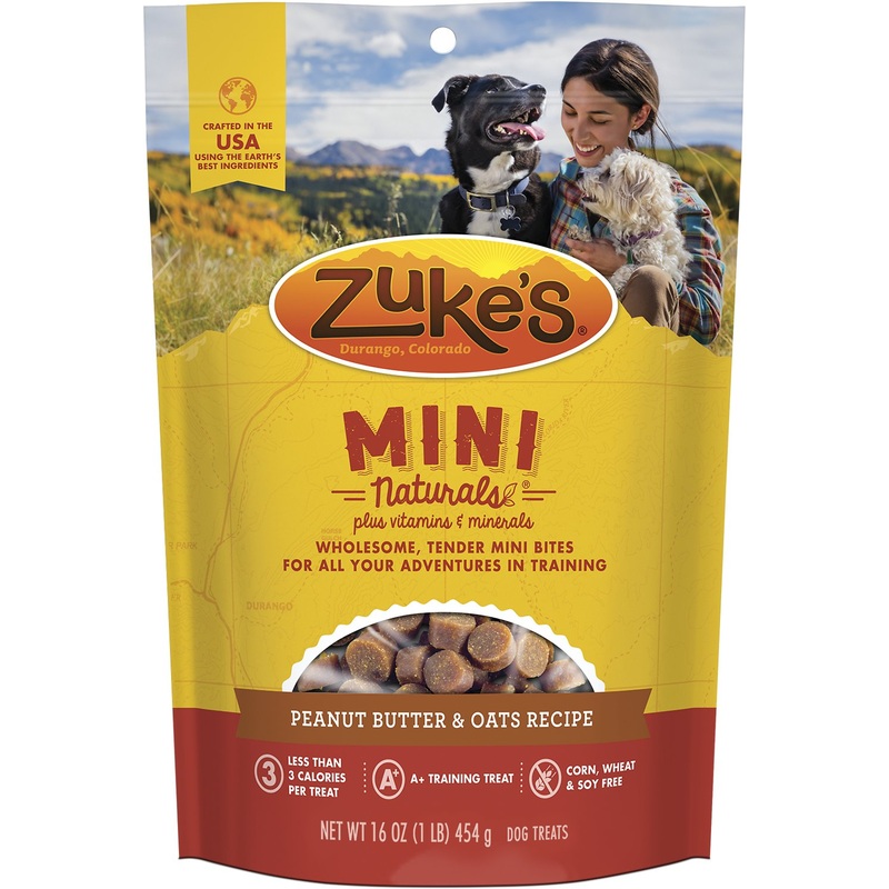 Zuke's Mini Naturals Peanut Butter & Oats Dog Treats