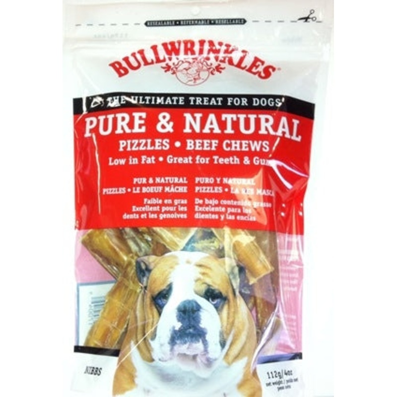 Bullwrinkles Nibbs - Bull & Steer Pizzles Bag (112g/4oz)