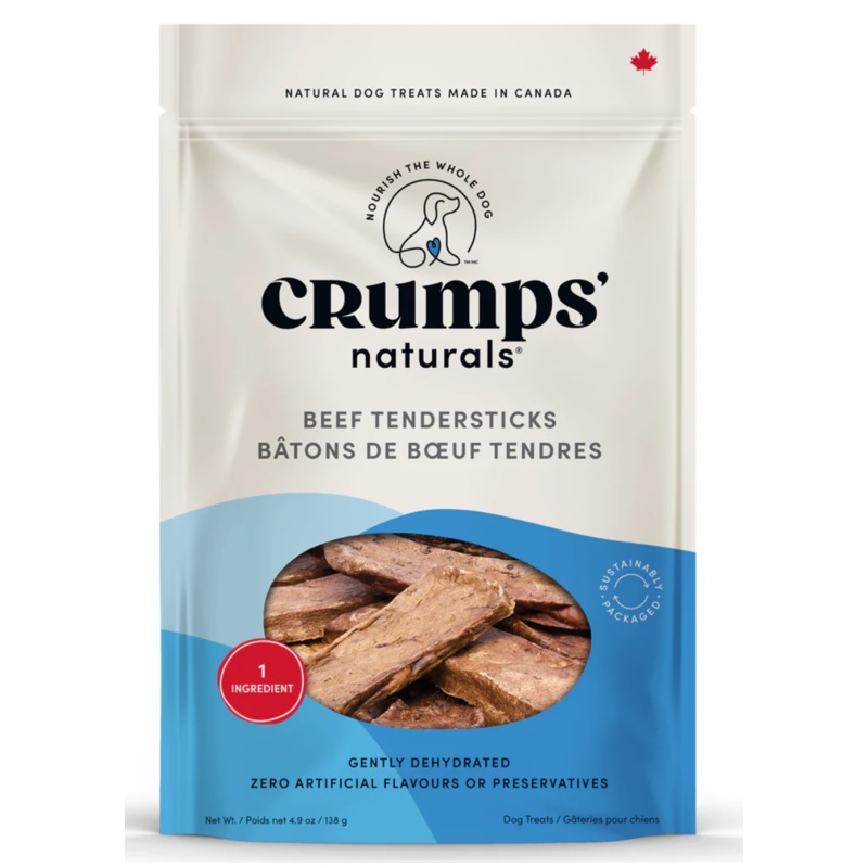 Crumps Naturals Beef Lung Tendersticks Dog Treats