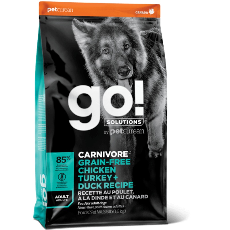 Go! Solutions Carnivore Chicken, Turkey & Duck Adult GF Dog Food
