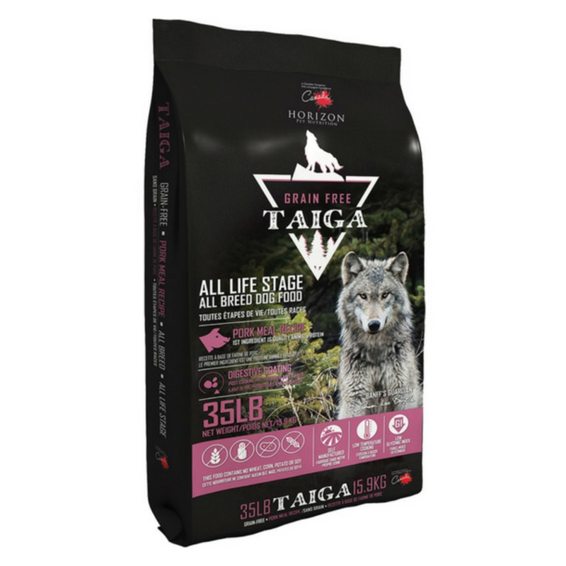 Horizon Taiga Pork Meal Recipe GF Dog Food (15.9kg/35lb)