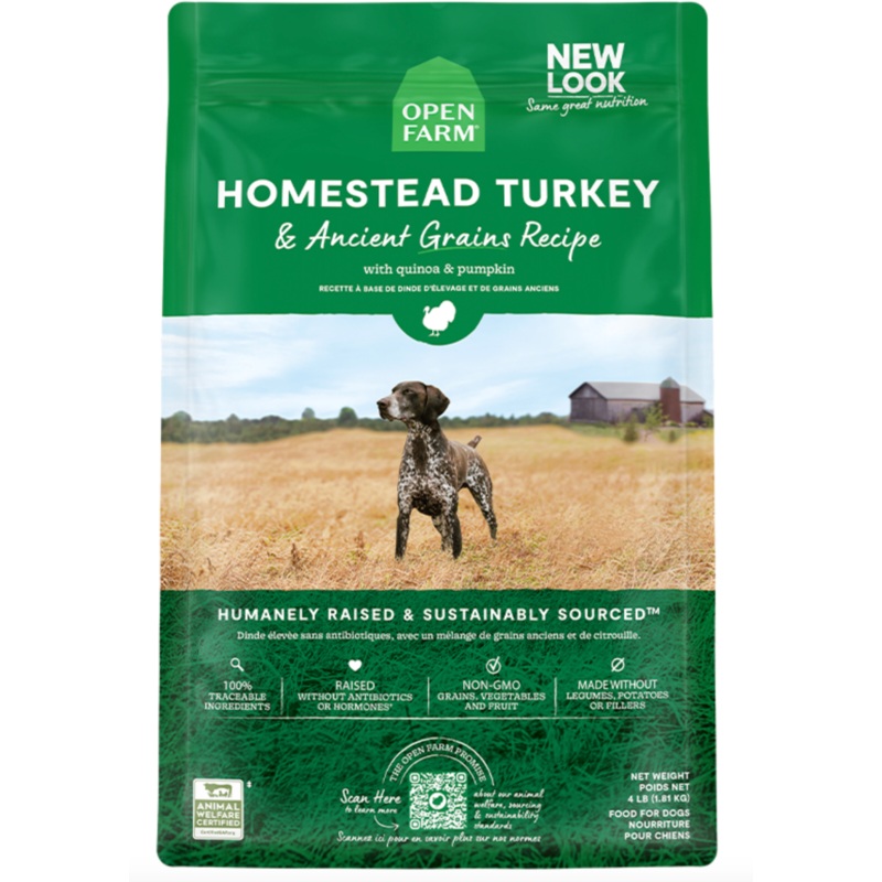 Open Farm Homestead Turkey & Ancient Grains Dog Food