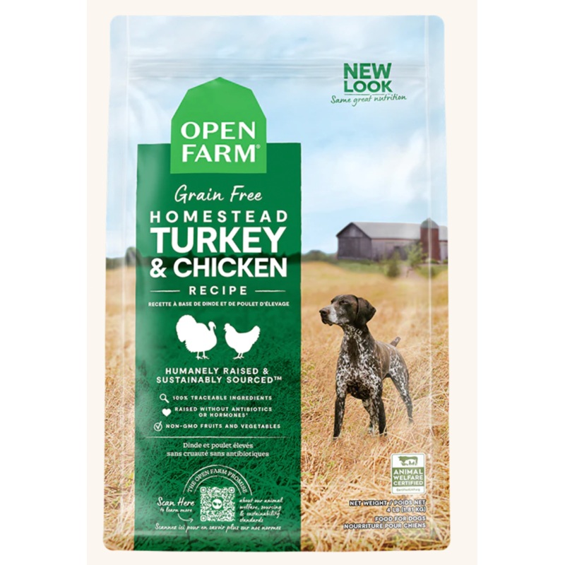 Open Farm Homestead Turkey & Chicken GF Dog Food