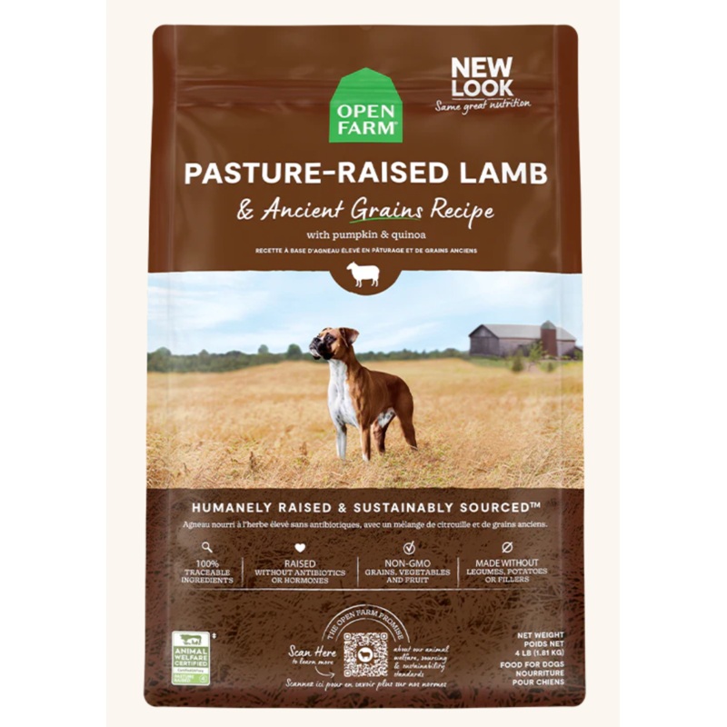 Open Farm Pasture-Raised Lamb & Ancient Grains Dog Food