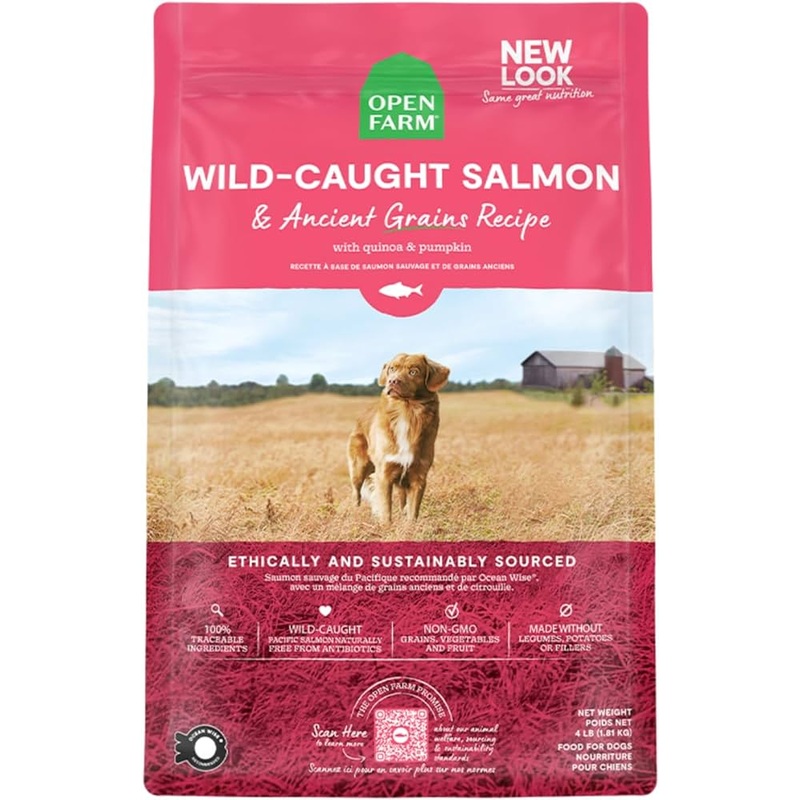 Open Farm Wild-Caught Salmon & Ancient Grains Dog Food