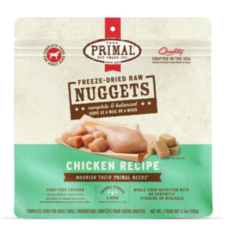 Primal Freeze-Dried Nuggets - Chicken Formula GF Dog Food
