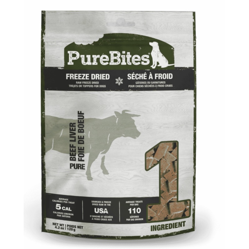 Purebites Freeze Dried Beef Liver Dog Treat