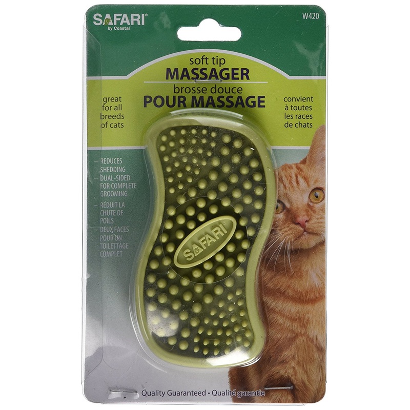 Safari Soft Tip Massager Cat Brush