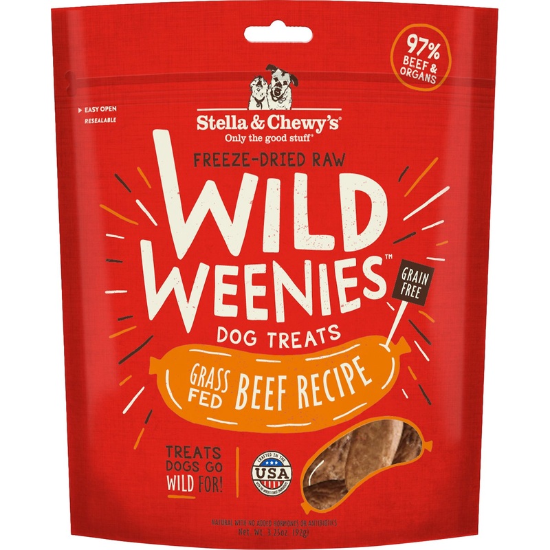 Stella & Chewy's Wild Weenies Treat - Beef (3.25oz/92g)