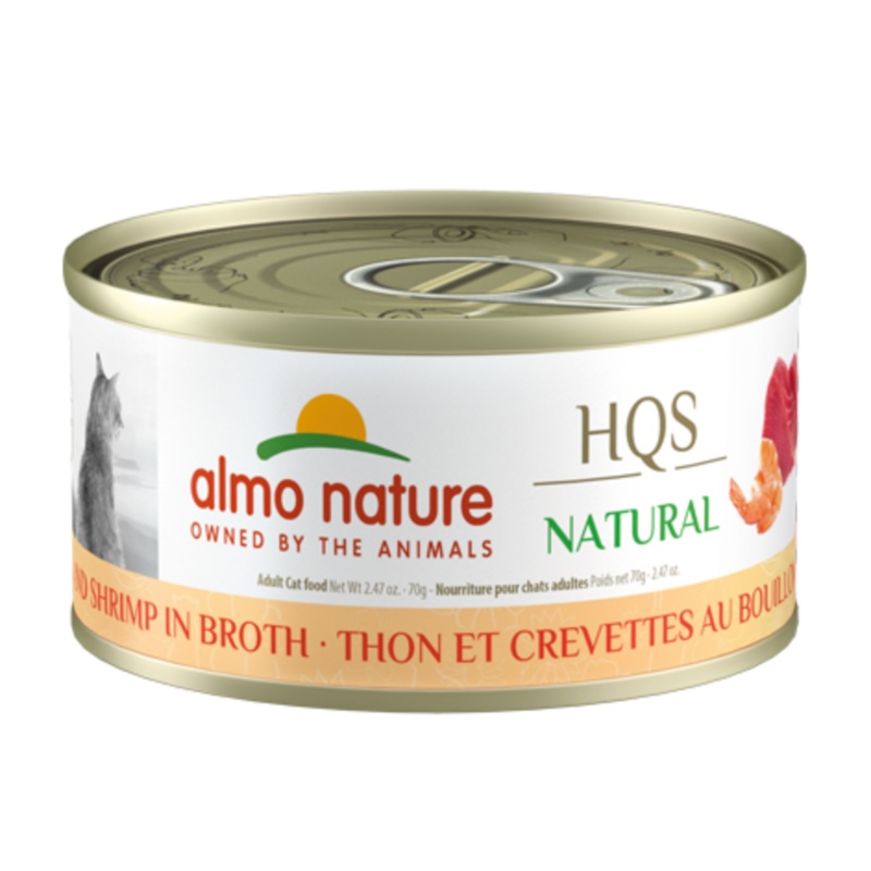 Almo Nature Tuna & Shrimp in Broth Canned Cat Food (70g/2.47oz)