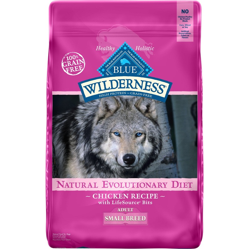 Blue Buffalo Wilderness Chicken GF Small Breed Adult Dog Food (2kg/4.5lb)