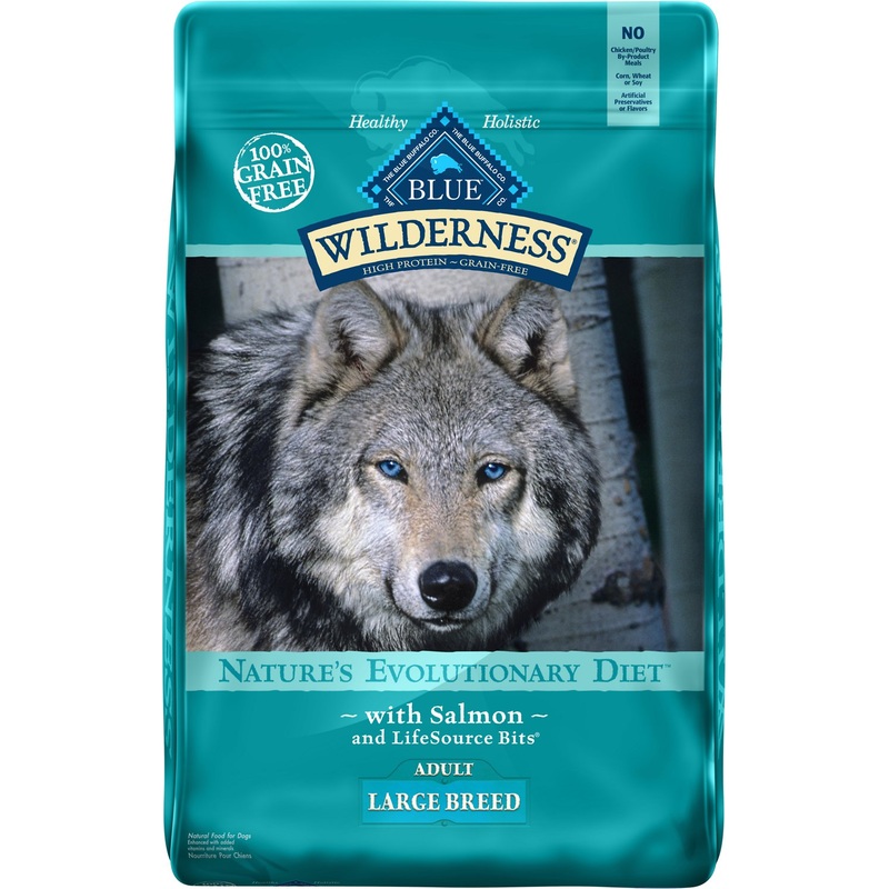 Blue Buffalo Wilderness Salmon Large Breed GF Adult Dog Food (11kg/24lb)