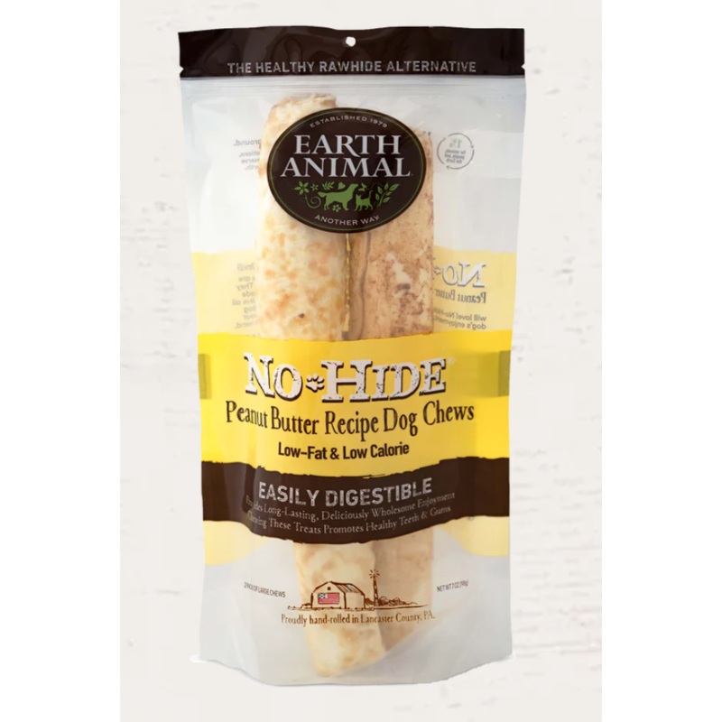 Earth Animal No-Hide Peanut Butter Chew Dog Treats