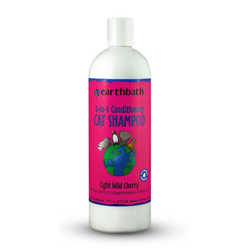 Earthbath 2-in-1 Cat Shampoo (472ml/16oz)