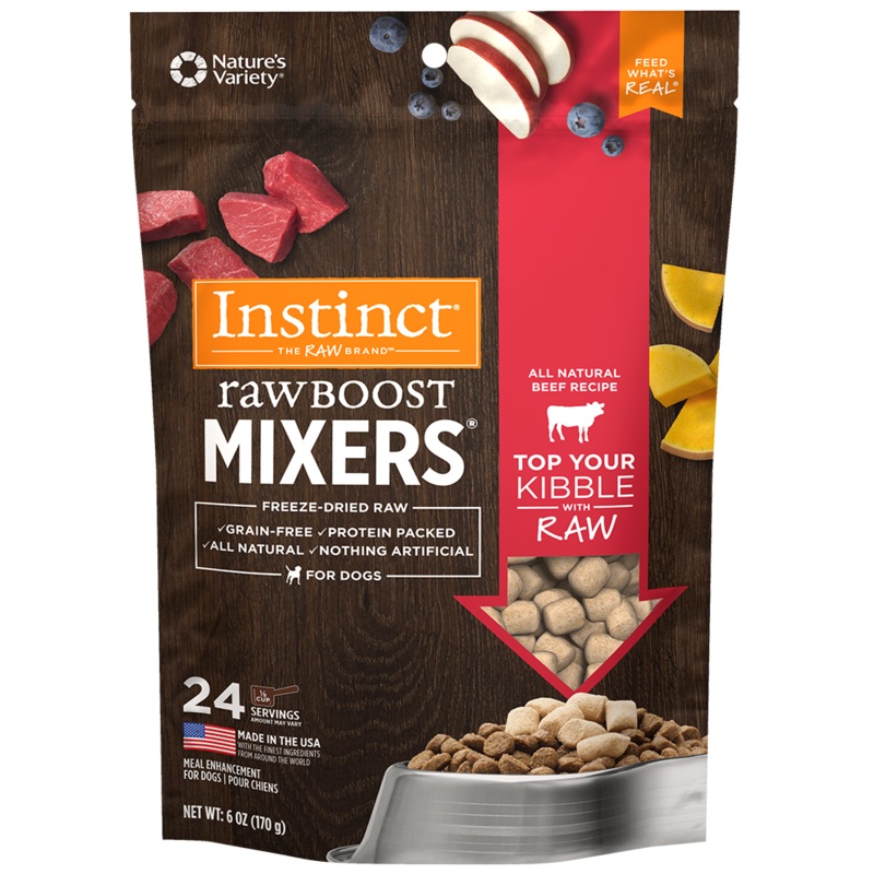 Instinct Dog RawBoost Mixers BEEF (6oz/170g)