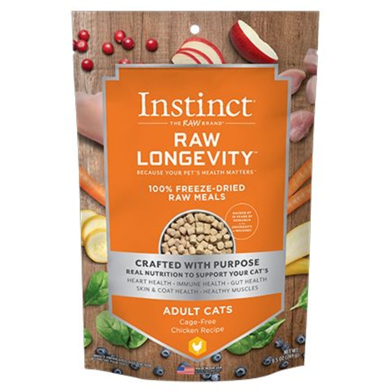 Instinct Longevity Feline - Chicken Freeze Dried Raw Meals Adult Cat Food